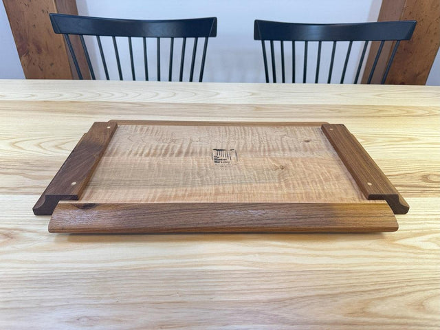 Maple & Walnut Serving Tray - Windsor Workshop