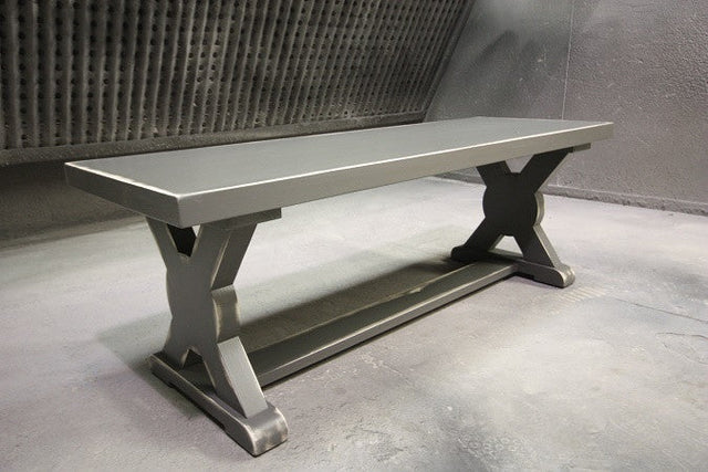 Highbourne Bench | Custom Contemporary + Rustic Wood Dining Benches