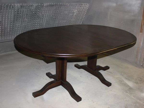 The St. Clements Table | Contemporary Solid Wood Circular Dining Table