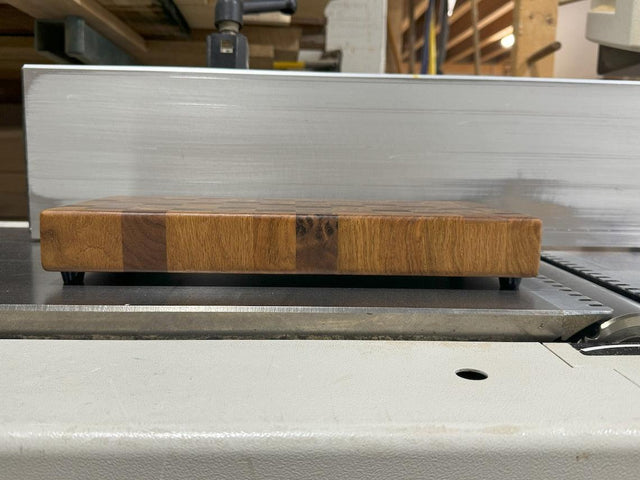 End Grain Oak & Walnut Cutting Board - Windsor Workshop