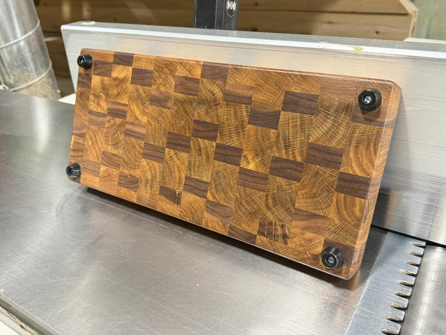 End Grain Oak & Walnut Cutting Board - Windsor Workshop